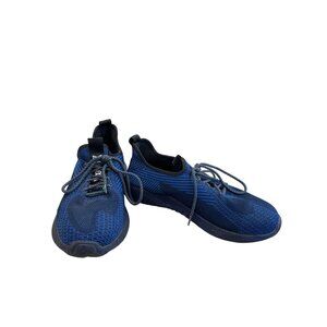 Suadex mens blue steel toe safety work shoes sneakers size 44/10 SKU 8442